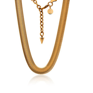 Silk & Steel Jewellery Gold Sundowner Necklace